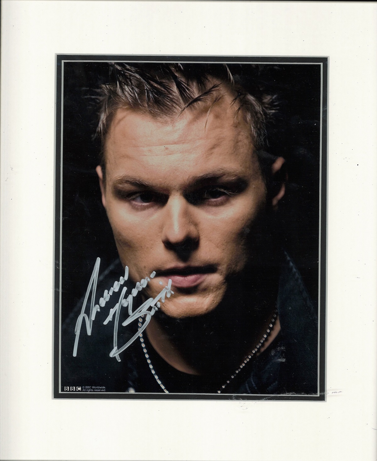 Andrew Hayden-Smith 14x12 signed framed and mounted colour photo. Andrew Hayden-Smith born Andrew