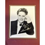 Sharon Gless 14x11 mounted signed b/w photo dedicated. Good condition Est.