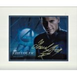 Ioan Gruffudd 12X14 signed framed and mounted Fantastic Four colour photo. He first came to public