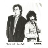 Daryl Hall and John Oates UNSIGNED 10x8 black and white press release photo. Good condition Est.