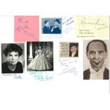 Assorted signed collection. Assortment of photos and signature pieces. Some of names included are