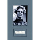 Katie Boyle 14x9 mounted signature piece c/w b/w photo and signed album page cutting mounted to a