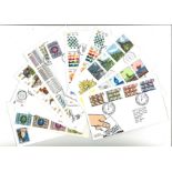 GB philatelic collection. Contains 6 presentation packs, 1 souvenir pack, 1 1977 collectors pack and