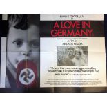 A Love in Germany approx 30x40 original Quad Movie poster from the 1983 feature film starring