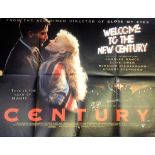 Century 30x40 approx movie poster starring 1993 British film, written and directed by playwright