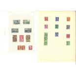 French stamp collection on 18 loose album pages. Good condition Est.