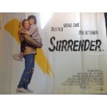 Surrender 30x40 approx rolled movie poster from the 1987 American comedy film that was written and