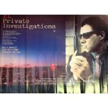 PI Private Investigations 30x40 approx rolled movie poster from the 1987 crime-thriller film