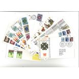 GB FDC collection. 20 covers from 1969-1980. Includes high value definitives. Good condition Est.