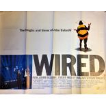 Wired 30x40 approx rolled movie poster from the 1989 biographical film of comedian and actor John