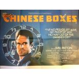 Chinese Boxes 30x40 approx movie poster from the 1984 action thriller starring Will Patton. An