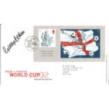 George Cohen Signed England World Cup First Day Cover. Good Condition Est.