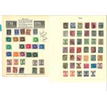 Indian stamp collection on 6 loose album pages. Good condition Est.