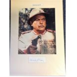 Herbert Lom 16x11 mounted signature piece c/w 10x8 colour photo, signed album page mounted to a high