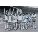 Football Autographed Arsenal Photo, A Superb Image Depicting The 1979 Fa Cup Winners Celebrating