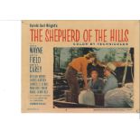 The Shepherd of the Hills lobby card from the 1941 American drama film starring John Wayne, Betty