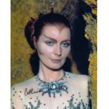 Catherine Schell Space: 1999 hand signed 10x8 photo. This beautiful hand signed photo depicts