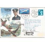 Air Chief Marshal The Lord Dowding of Bentley Priory signed FDC No 11 of 18. Flown in Wessex MK2
