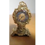 Vintage Brass 15 jewel carriage clock with swiss lever escapement 244 movement. Approx 5 inches tall