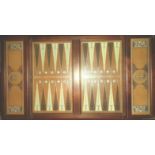 Franklin Mint Excalibur Backgammon Set with Gold And Silver Coin Pieces. The Excalibur Backgammon