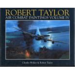 WW2 Multiple signed Robert Taylor Air Combat Paintings Volume IV. Stunning images of some of Taylors