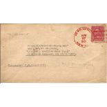 1925 Airship Los Angeles flown cover with 27/4/25 Air mail services New York postmark on 2 Cent US