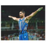 Gymnastics Louis Smith Signed Gymnastics Olympic Games 8x10 Photo. Good Condition. All autographs