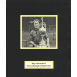 Football Roy Swinbourne signed 13x11 mounted black and white photo. Royston Harry Roy Swinbourne