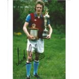 Football Andy Gray 10x8 signed colour photo pictured during his playing days with Aston Villa.