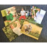Golf collection 5, 10x8 signed colour photos by European tour players signatures include Peter