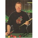Snooker Dennis Taylor 12x8 signed colour photo. Dennis Taylor born Denis Taylor; 19 January 1949