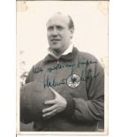 Football Helmut Schon signed 5x3 black and white vintage photo. Helmut Schön 15 September 1915 in