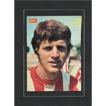 Football Mick Channon signed 16x12 mounted Football monthly colour magazine photo. Michael Roger