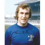 Football Tommy Baldwin Signed Chelsea 8x10 Photo. Good Condition. All autographs are genuine hand