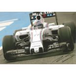 Motor Racing Valtteri Bottas 12x8 signed colour photo pictured driving for Williams Renault in 2015.