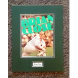 Cricket Brian Close mounted 15x11 signed colour magazine photo mounted to a high standard. Good