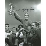 Football Ron Harris Signed Chelsea Fa Cup 8x10 Photo. Good Condition. All autographs are genuine