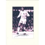 Football Norman Hunter signed 16x12 mounted black and white photo. Norman Hunter born 29 October