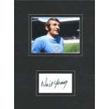 Football Neil Young 16x12 mounted signature piece includes colour photo and signed album page.