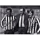 Football Bobby Moncur and Malcom MacDonald 12x16 pictured during their time with Newcastle United.