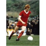 Football David Fairclough 16x12 signed colour photo pictured in action for Liverpool FC. Good