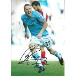 Football Craig Bellamy 12x8 signed colour photo pictured in action for Manchester City. Good