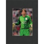 Football Edwin van der Sar signed 16x12 mounted colour photo. Edwin van der Sar born 29 October 1970