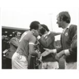 Football Mike Summerbee signed black and white photo. Mike Summerbee born 15 December 1942 is an