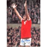 Football Ian Storey Moore 16x12 signed colour photo pictured while playing for Manchester United.