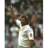 Cricket Shane Warne Signed 8x10 Australia Cricket Photo. Good Condition. All autographs are