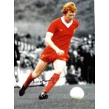 Football David Fairclough 16x12 signed colour enhanced photo pictured in action for Liverpool F.