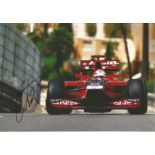 Motor Racing Timo Glock 12x8 signed colour photo pictured driving for Virgin Cosworth in 2011.