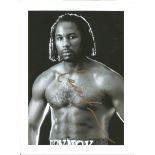 Boxing Lennox Lewis Signed 8x6 Boxing Photo. Good Condition. All autographs are genuine hand