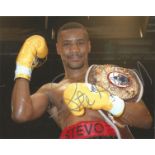 Boxing Steve Robinson Signed 8x10 Boxing Photo. Good Condition. All autographs are genuine hand